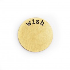 Wish Plate - Brass Tone